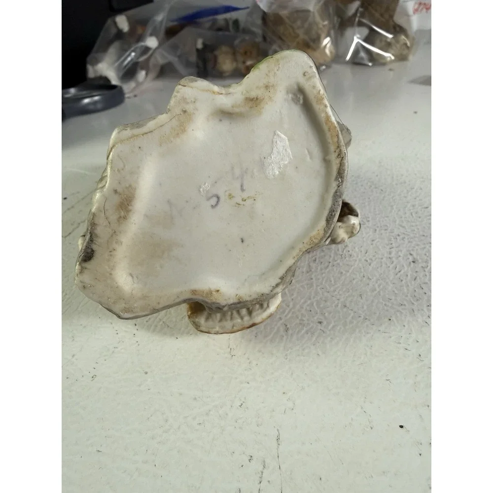 VTG Owl on Log‎ Porcelain Figurine Decor made in Japan